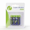 Gembird Alkaline AAA batteries, 4-pack