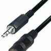 Transmedia Connecting Cable 3,5mm plug-jack 2,5m