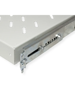 Roline 19" 1U izvlaćiva polica, D=550mm, nosivost 25kg, siva