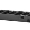 APC Horizontal Cable Manager, 1U x 4" (100mm) Deep, Single-Sided with Cover