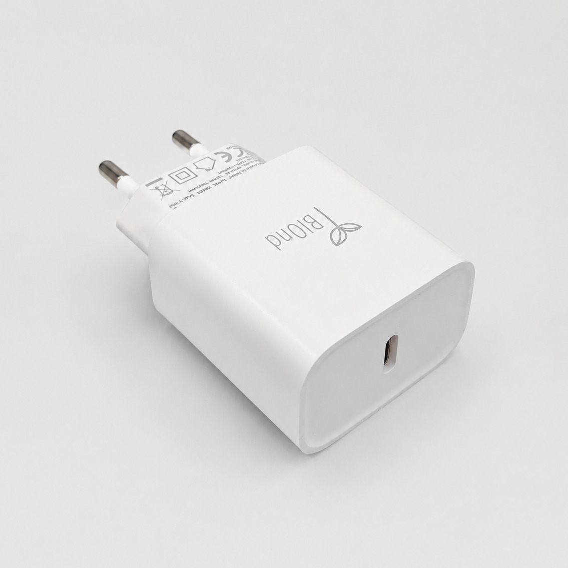 BIOnd USB-C zidni punjač, 20W, bulk