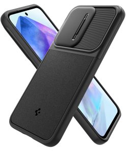 Spigen Optik Armor, crni - Samsung Galaxy A55 (ACS07535)