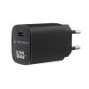 Gembird 60W USB Type-C fast charger, LCD, black