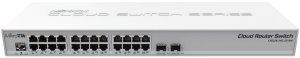 MikroTik Cloud Router Switch 24xGbE 2xSFP cage