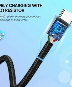UGREEN USB-C (M) na USB-A (M) pleteni kabel MFi, 1.0m