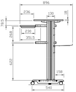 Roline stajaće postolje za računalo (PC Standing Workstation)