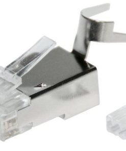 Solarix connector RJ45 CAT6A CAT7 STP 8p8c shielded for wire