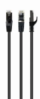 Gembird S FTP Cat.6A LSZH patch cord, black, 0,25 m
