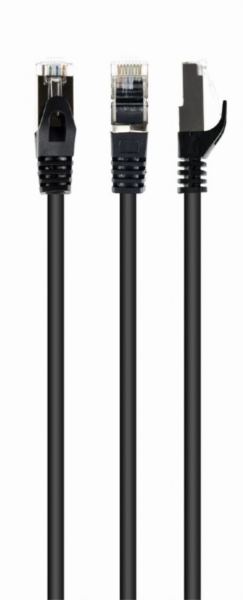 Gembird S FTP Cat.6A LSZH patch cord, black, 0,25 m