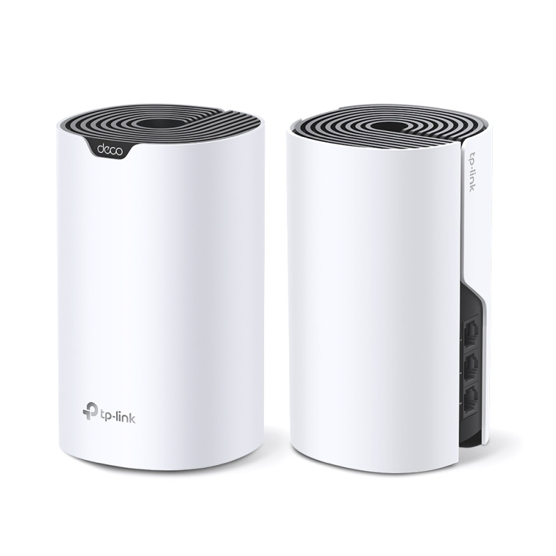 TP- Link AC1900 Deco S7 (2-pack) Mesh Wi-Fi, Dual-Band, 600 Mbps/1300 Mbps (2.4GHz/5GHz), 3×LAN, 3×interna antena, Deco App