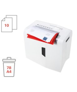 HSM shredstar S10 uništavač dokumenata + CD medija, trakasti rez, 6mm, razina sigurnosti E-2/O-1/P-2/T-1, kapacitet 18l
