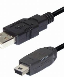 Transmedia USB A to 5 pin mini Kabel 2m