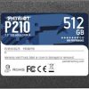 Patriot P210 512GB SATA3 SSD 2.5"