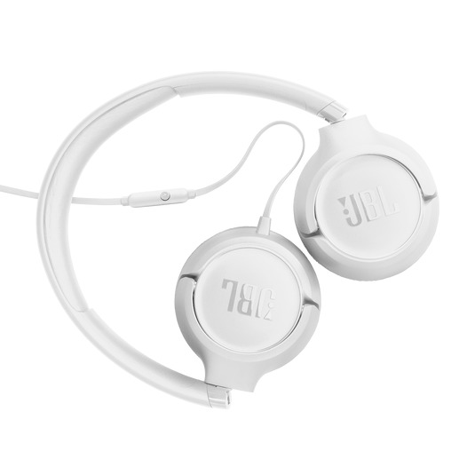 JBL Tune 530, naglavne slušalice, USB-C, bijele