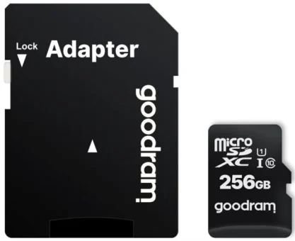 GoodRam M1AA 256 GB | Class 10 UHS I Adapter