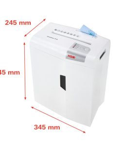 HSM shredstar X10 uništavač dokumenata + CD medija, trakasti i poprečni rez, 4.5×30mm, razina sigurnosti E-2/F-1/O-1/P-4/T-2, kapacitet 20l