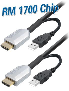 Transmedia HDMI 4K UHD kabel with active chipset 60m