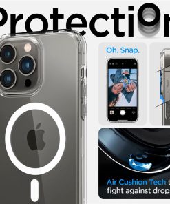 Spigen Ultra Hybrid MagSafe, zaštitna maska za telefon, bijela - iPhone 14 Pro Max