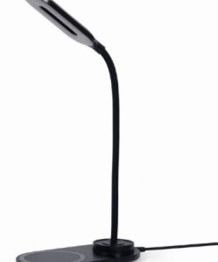 Gembird Desk lamp with wireless charger, black