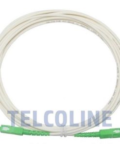NFO Patch cord, SC APC-SC APC, Singlemode 9 125, G.657B3, Simplex, 1m, LSZH, White
