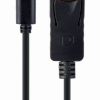 Gembird USB-C to DisplayPort-male adapter, 4K 60 Hz, 2 m, black