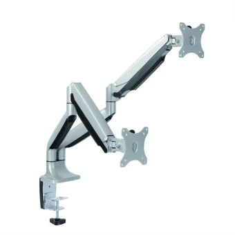 Roline VALUE dvostruki stolni pneumatski nosač monitora do 32", 6 spojeva, Pivot, nosivost 9kg