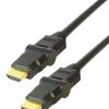 Transmedia High Speed HDMI-Kabel mit Ethernet, 2m, bendable