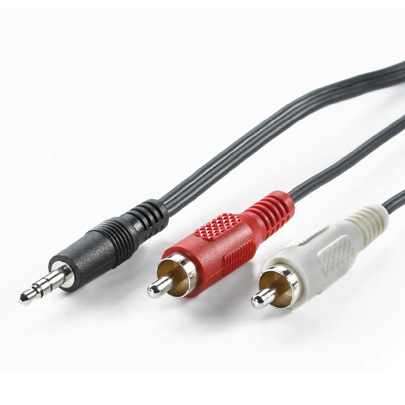 Roline VALUE kabel 3.5mm (M) - 2×chinch (M), 1.5m