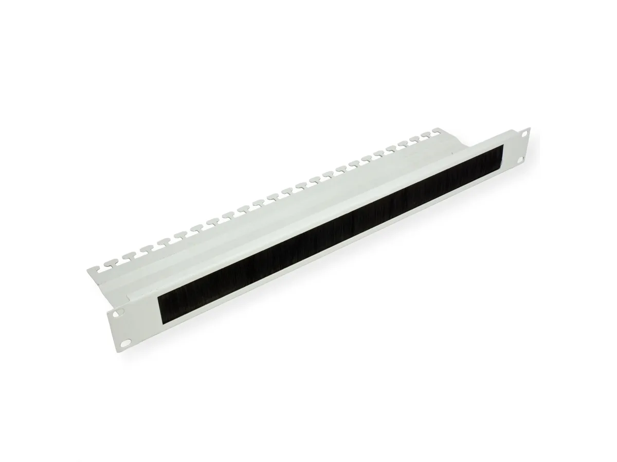 Roline 19" 1U ulazni panel za kablove, brush strip. sivi