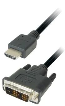 Transmedia Monitor Cable DVI HDMI 2m