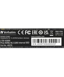 Verbatim Vi3000 2TB SSD M.2 NVMe PCIe Gen3x4