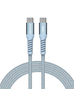 Verbatim Sync & Charge Magnetic kabel USB-C na USB-C, M/M, 60W PD3.0/QC3.0, plavi, 1.2m