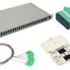 NFO Patch Panel 1U 19" Pull-out - Singlemode 24x SC APC Duplex Adapter Pigtail kazeta SET