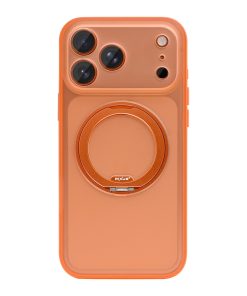Rixus SnapGrip 360 Case For Apple iPhone 17 Pro Max, 18 Pro Max Orange