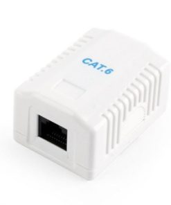Gembird CAT6 UTP single port surface mount box