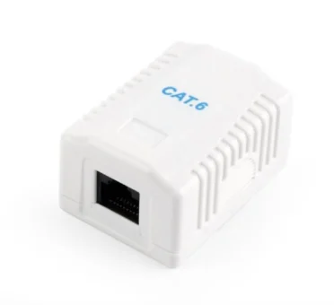 Gembird CAT6 UTP single port surface mount box