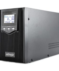 Gembird 2000 VA pure sine wave UPS, LCD display, 2 x Schuko 3 x C13 outputs, USB, black