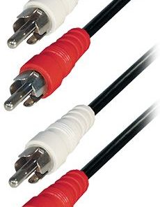Transmedia RCA Stereo Kabel 10m