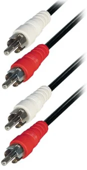 Transmedia RCA Stereo Kabel 10m