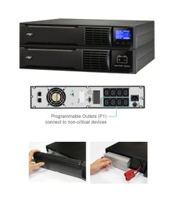 Fortron Source UPS Eufo Tower/Rack 2000VA/1800W, Line-interactive, USB, RS-232, EPO, 8×IEC, 4×9Ah, LCD