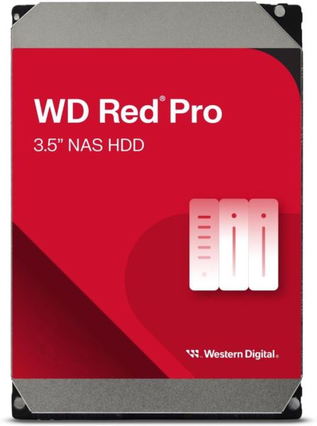 Western Digital 12 TB 3,5" HDD, 7200 RPM, WD RED Pro, 512MB