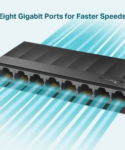 TP Link 8-port Gigabit Desktop preklopnik (Switch), 802.3X Flow Control, vanjsko napajanje