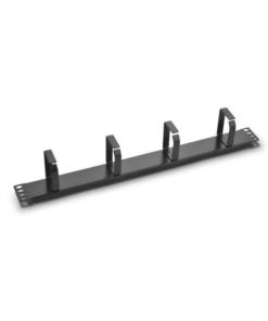 NaviaTec vodilica kablova 19" s 4 prstena, 1U horizontalna, crna