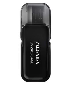 ADATA 64 GB UV240 USB Flash Drive Type-A 2.0 Black