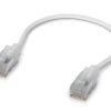 Ubiquiti UACC-Cable-Patch-EL-C6A-0.15M-W UniFi Premium Patch Cable, Etherlighting, Cat6a, 0,15m