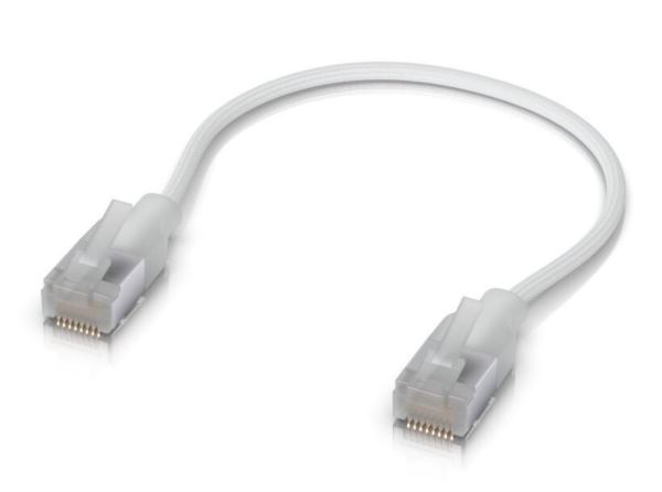 Ubiquiti UACC-Cable-Patch-EL-C6A-0.15M-W UniFi Premium Patch Cable, Etherlighting, Cat6a, 0,15m