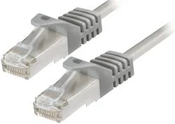 Transmedia CAT6a SFTP Patch Cable 5,0m grey