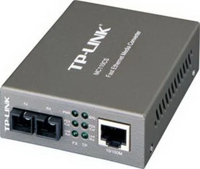 TP-Link 100Mbps RJ45 to 100base optical (SC, SM)-20km Media Converter