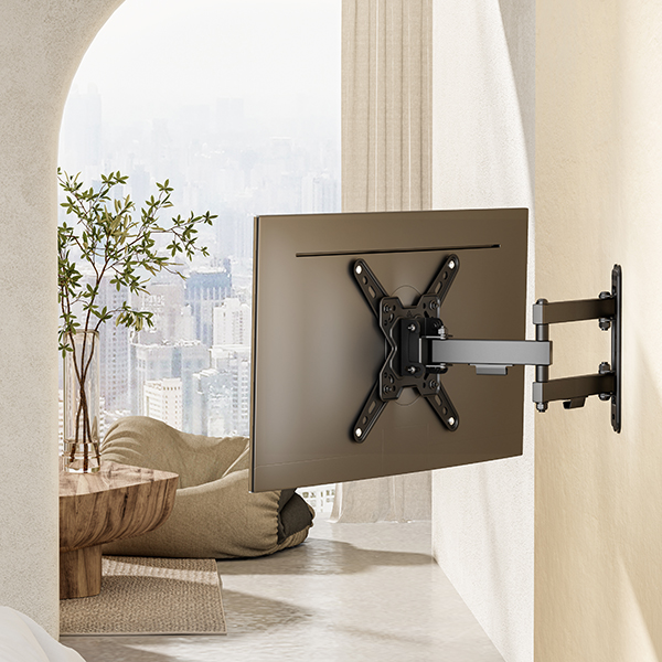BIT FORCE nagibno-okretni nosač za 13“- 43“ TV s ručkom, do 20kg (SHIELD WMH-43-FM)
