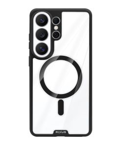 Rixus Crystal Amber Case For Samsung Galaxy S26 Ultra Black